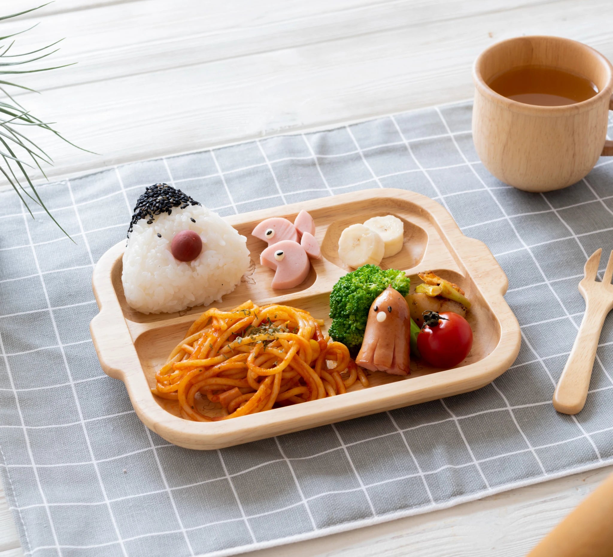 小さめサイズのランチプレート「どうぶつプレート」。