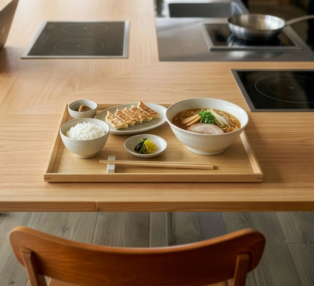 40cmサイズの大きなトレイは、定食屋さんなどの飲食店でのご使用にもおすすめです。