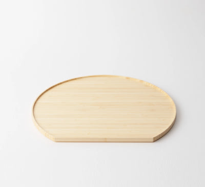 半月盆 36cm（竹：ホワイト）