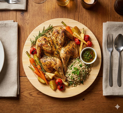 Dinner plate 36 (bamboo: ivory) 